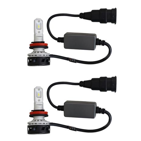 H11 9-36V 5.000K 5000lm 25W MATRIX LED KIT (ΜΕ ΨΥΚΤΡΑ ΑΝΕΜΙΣΤΗΡΑΚΙ) 2ΤΕΜ. Auto Moto Tyres 