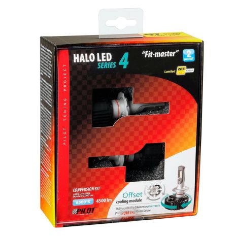 H7 9-32V 6.500K 4.500lm 50W PX26d HALO LED SERIE 4 FIT-MASTER 8LED ZES CHIPS 2ΤΕΜ. LED KIT Auto Moto Tyres 