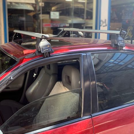 KIT ΜΕ ΜΠΑΡΕΣ ΟΡΟΦΗΣ ΓΙΑ HONDA CIVIC VI SEDAN 4D 1996-2001 ΑΛΟΥΜΙΝΙΟΥ TEMA MENABO (AL1-3360-FIX026G)-2 ΤΕΜ. Auto Moto Tyres 