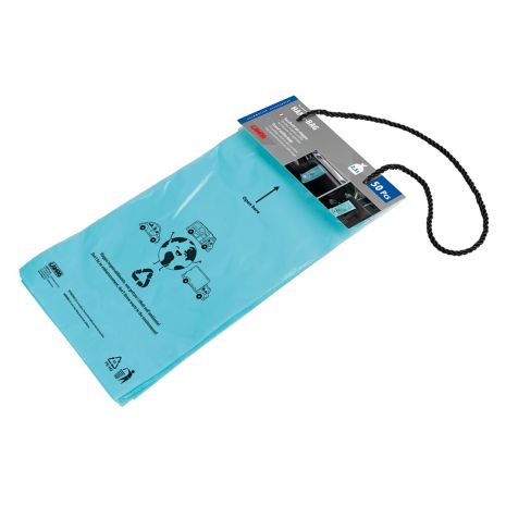 ΣΑΚΟΥΛΕΣ ΑΠΟΡΡΙΜΑΤΩΝ ΤΑΞΙΔΙΟΥ ΜΙΑΣ ΧΡΗΣΗΣ ΑΝΑΚΥΚΛΩΣΙΜΗ 2,5L 50 ΤΕΜ. Auto Moto Tyres 