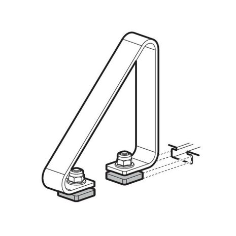 STOP ΠΛΑΙΝΑ ΓΙΑ ΜΠΑΡΕΣ ΑΛΟΥΜΙΝΙΟΥ KARGO-PLUS KP-4 10cm NORDRIVE - 2 ΤΕΜ. Auto Moto Tyres 