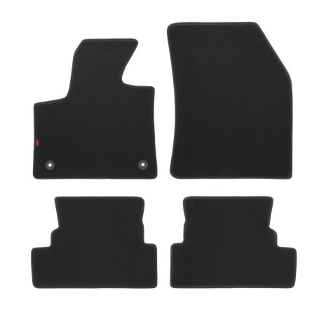 ΜΑΡΚΕ ΠΑΤΑΚΙΑ EXECUTIVE ΜΟΚΕΤΑ ΓΙΑ PEUGEOT 3008 ΥΒΡΙΔΙΚΟ 11/2020+ ΣΕ ΜΑΥΡΟ ΧΡΩΜΑ ME ΚΟΥΜΠΩΜΑΤΑ LAMPA - 4 ΤΕΜ. Auto Moto Tyres 