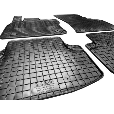 ΜΑΡΚΕ ΠΑΤΑΚΙΑ ΣΕ ΣΚΑΦΗ ΛΑΣΤΙΧΟ ΓΙΑ AUDI A3 8Y 4D / 5D 2020+ ΣΕ ΜΑΥΡΟ ΧΡΩΜΑ ΜΕ ΚΟΥΜΠΩΜΑΤΑ CIK - 4 ΤΕΜ. Auto Moto Tyres 