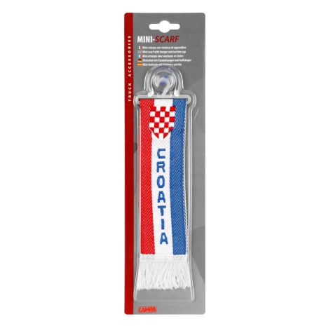 ΚΑΣΚΟΛ ΜΙΝΙ ΜΕ ΒΕΝΤΟΥΖΑ ΜΕ ΤΗΝ ΣΗΜΑΙΑ ΚΡΟΑΤΙΑΣ (CROATIA)  MINI SCIARPA Auto Moto Tyres 