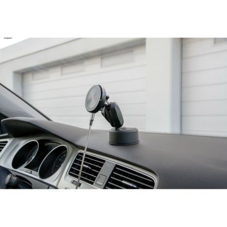 Μαγνητική Βάση Στήριξης Κινητού Mag Wireless Orbit της σειράς Optiline για Ταμπλό και Παρμπρίζ Αυτοκινήτου ή Λείες Επίπεδες Επιφάνειες με δυνατότητα ασύρματης φόρτισης Max Power 15W, 15 μαγνήτες και 2 αυτοκόλλητα, μεταλλικά δακτυλίδια Auto Moto Tyres 