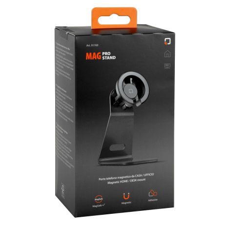 Επιτραπέζια Μαγνητική Βάση Στήριξης Κινητού Mag Pro Stand της σειράς Optiline για Λείες, Επίπεδες Επιφάνειες με 34 μαγνήτες και 2 αυτοκόλλητα, μεταλλικά δακτυλίδια Auto Moto Tyres 