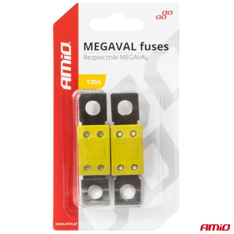 ΑΣΦΑΛΕΙΕΣ MEGAVAL 100A AMIO - 2 Τεμ. Auto Moto Tyres 
