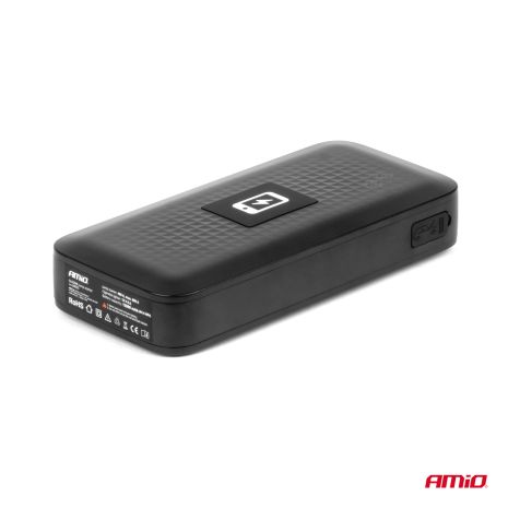 ΕΚΚΙΝΗΤΗΣ ΜΠΑΤΑΡΙΑΣ - STARTER POWERBANK 12V 4000mAh 800A  ΜΕ ΟΘΟΝΗ LCD & ΑΣΥΡΜΑΤΗ ΦΟΡΤΙΣΗ ΑΜΙΟ - 1 τεμ. Auto Moto Tyres 