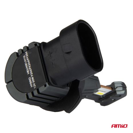 ΛΑΜΠΕΣ LED HΒ3 9005 / HIR1 / H10 12V 60W 6.000K 5.600lm +400% LED CAN-BUS HYBRID SERIES AMIO - 2 ΤΕΜ. Auto Moto Tyres 