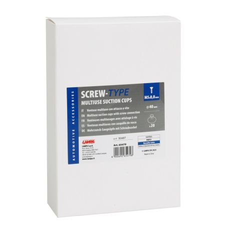 ΒΕΝΤΟΥΖΕΣ ΓΕΝΙΚΗΣ ΧΡΗΣΕΩΣ ΜΕ ΒΙΔΑ M5x0,8mm/40mm MULTIUSE CUPS LAMPA -20 ΤΕΜ Auto Moto Tyres 