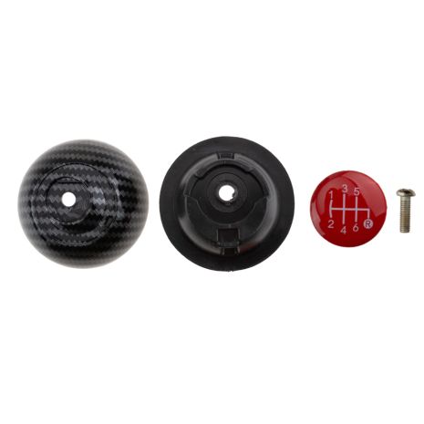 ΠΟΜΟΛΟ ΤΑΧΥΤΗΤΩΝ ΜΑΡΚΕ ΜΕ ΕΝΔΕΙΞΗ 6 ΤΑΧΥΤΗΤΩΝ ΣΕ ΚΟΚΚΙΝΟ-ΜΑΥΡΟ-ΚΑΡΜΠΟΝ ΧΡΩΜΑ ΓΙΑ FIAT 500 ABARTH 2007+ NTY - 1 ΤΕΜ. Auto Moto Tyres 