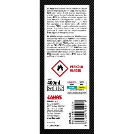 ΛΙΠΑΝΤΙΚΟ ΚΑΙ ΠΡΟΣΤΑΤΕΥΤΙΚΟ ΣΠΡΕΙ ΠΛΑΣΤΙΚΩΝ/ΜΕΤΑΛΛΩΝ GRAN PREE SVITAX 200ml LAMPA - 1 ΤΕΜ. Auto Moto Tyres 