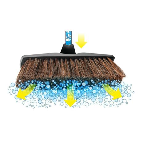 ΒΟΥΡΤΣΑ ΠΛΥΣΙΜΑΤΟΣ ΜΕ ΦΥΣΙΚΗ ΤΡΙΧΑ TRINITY 25x8cm ΓΙΑ ΚΟΝΤΑΡΙΑ (L3802.4/L3802.5/L3802.6) LAMPA - 1 ΤΕΜ. Auto Moto Tyres 