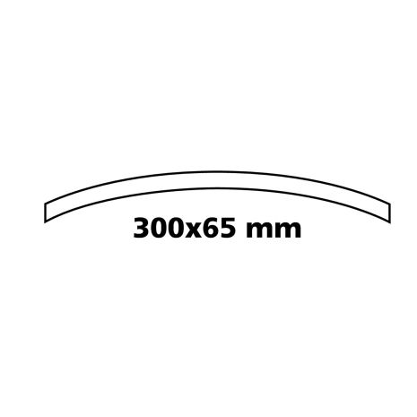 ΚΑΘΡΕΠΤΗΣ ΕΣΩΤΕΡΙΚΟΣ ΚΥΡΤΟΣ ΠΙΑΣΤΟΣ CONVEX 300 Χ 65 mm (ΓΙΑ ΚΑΘΡΕΠΤΕΣ ΥΨΟΥΣ 53-80 mm) Auto Moto Tyres 