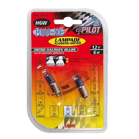 ΛΑΜΠΑ ΤΥΠΟΥ ΜΙΝΙΟΝ BAX9s 12V/6W 9x30mm Η6W Auto Moto Tyres 