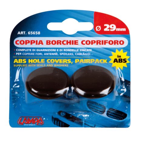 ΤΑΠΕΣ ΚΕΡΑΙΑΣ ΜΑΥΡΕΣ 29 mm 2 ΤΕΜ. Auto Moto Tyres 