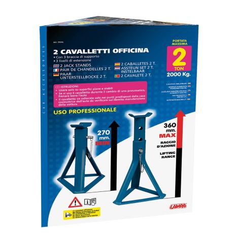 ΣΤΡΙΠΟΔΑ 3 ΕΠΙΠΕΔΩΝ 1.800KG (2 ΤΕΜΑΧΙΑ) Auto Moto Tyres 