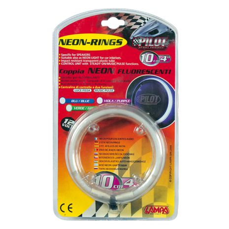 ΛΑΜΠΑ ΝΕΟΝ ΣΤΡΟΓΓΥΛΗ 4 INCH(10CM) Auto Moto Tyres 