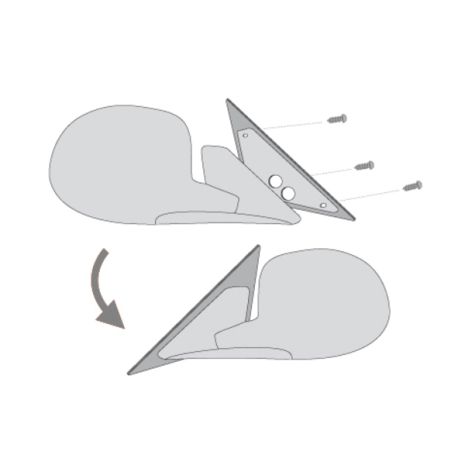 ΒΑΣΗ ΚΑΘΡΕΠΤΗ ΓΙΑ HONDA CIVIC (CRX) Auto Moto Tyres 