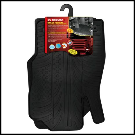 ΜΑΡΚΕ ΠΑΤΑΚΙΑ ΣΕ ΣΚΑΦΗ ΛΑΣΤΙΧΟ ΓΙΑ FIAT DUCATO 07/2006-2020+ / CITROEN JUMPER 04/2006-2014+ / PEUGEOT BOXER 04/2006-2014+ SUMISURA ΣΕ ΜΑΥΡΟ ΧΡΩΜΑ ΧΩΡΙΣ ΚΟΥΜΠΩΜΑΤΑ LAMPA - 3 ΤΕΜ. Auto Moto Tyres 