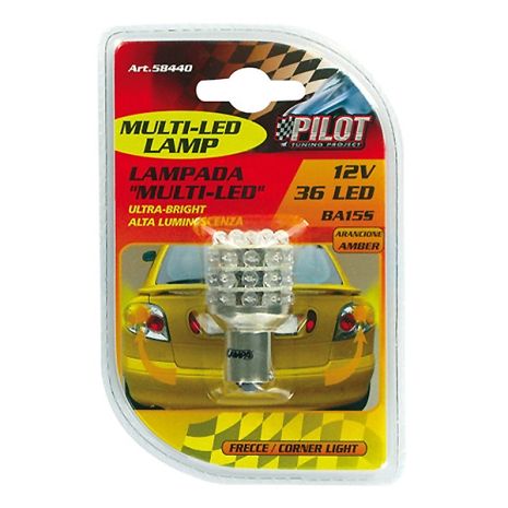 ΛΑΜΠΑ ΜΟΝΟΠΟΛΙΚΗ 36 LED ΠΟΡΤΟΚΑΛΙ 12V Auto Moto Tyres 