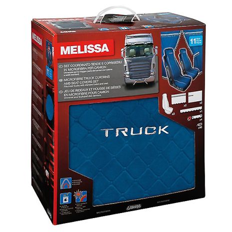 ΣΕΤ ΚΑΛΥΜΜΑΤΑ-ΚΟΥΡΤΙΝΑΚΙΑ-ΣΚΙΑΣΤΡΑ MELISSA ΜΠΛΕ 11 ΤΕΜΑΧΙΑ Auto Moto Tyres 