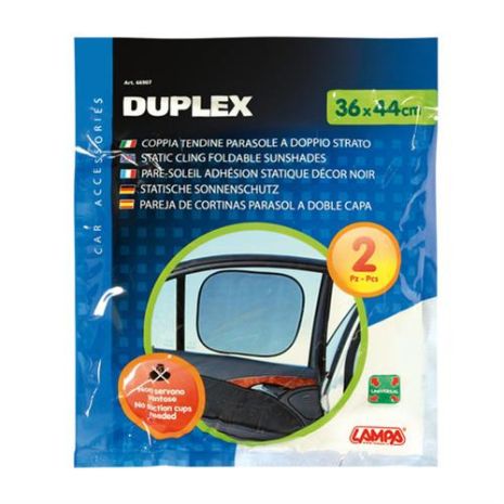 ΚΟΥΡΤΙΝΑΚΙΑ ΠΛΑΙΝΑ ΣΤΑΤΙΚΑ DUPLEX 44 Χ 36 cm (ΧΩΡΙΣ ΒΕΝΤΟΥΖΕΣ)  - 2 ΤΕΜ. Auto Moto Tyres 