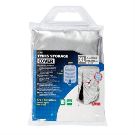 ΑΔΙΑΒΡΟΧΗ ΚΟΥΚΟΥΛΑ ΕΛΑΣΤΙΚΩΝ TYRES STORAGE COVERS (XL) 90 Χ 135 cm Auto Moto Tyres 