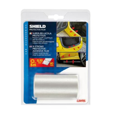 Αυτοκόλλητη Ταινία SHIEL D προστασίας απο γρατσουνιές 80mmX500cm Auto Moto Tyres 