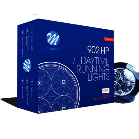 DRL 902HP 12/24V OSRAM ΠΡΟΣΘΕΤΟ DAYTIME ΔΙΕΘΝΗ ΜΕ 2x5HP LED ΣΤΡΟΓΓΥΛΑ 70/90x49mm 2ΤΕΜ. Auto Moto Tyres 