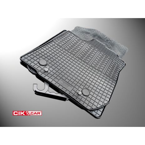 ΜΑΡΚΕ ΠΑΤΑΚΙΑ ΣΕ ΣΚΑΦΗ ΛΑΣΤΙΧΟ ΓΙΑ DACIA LOGAN 2012+ / DACIA SANDERO 2012-2020 / DACIA SANDERO STEPWAY 2012-2020 ΣΕ ΜΑΥΡΟ ΧΡΩΜΑ ΜΕ ΚΟΥΜΠΩΜΑΤΑ CIK - 4 ΤΕΜ. Auto Moto Tyres 