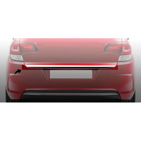 TRIM ΜΑΡΚΕ ΠΟΡΤ ΠΑΓΚΑΖ ΠΛΑΣΤΙΚΟ ΧΡΩΜΙΟΥ ΓΙΑ CITROEN C4 HB 2010+ Auto Moto Tyres 