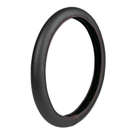 ΚΑΛΥΜΜΑ ΤΙΜΟΝΙΟΥ ΦΟΡΤΗΓΟΥ 49/51cm (XL) SKIN-COVER ΜΑΥΡΟ ΜΕ ΚΟΚΚΙΝΗ ΡΑΦΗ ΕΛΑΣΤΙΚΟ 2mm ΠΑΧΟΣ Auto Moto Tyres 