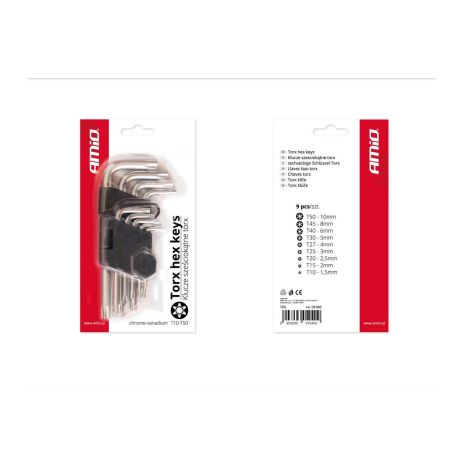 ΑΛΕΝ TORX ΚΟΝΤΑ 125mm TKS AMiO - 9 ΤΕΜ. Auto Moto Tyres 