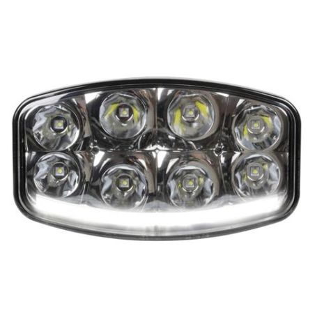 ΠΡΟΒΟΛΕΑΣ PLUTON NIX 10-30V 18CREE LED 64W 6500lm ΚΑΡΦΙ ΜΕ NEON ΘΕΣΕΩΣ 245x170x89mm 1ΤΕΜ. Auto Moto Tyres 