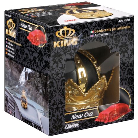 ΑΡΩΜΑΤΙΚΟ ΣΤΕΜΜΑ NEW CAR ΜΕ ΡΥΘΜΙΖΟΜΕΝΗ ΕΝΤΑΣΗ KING -1 TEM. Auto Moto Tyres 