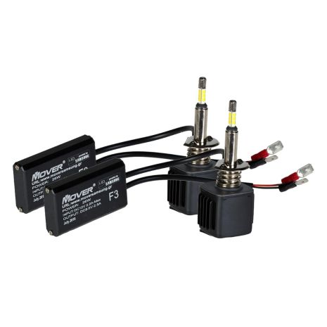 H1 12V 2x26W 6500K 5200lm 12 LED KIT ΣΕΙΡΑ F3 SAMSUNG ΜΕ ΨΥΚΤΡΑ ΚΑΙ ΥΓΡΟ ΚΛΕΙΣΤΟΥ ΚΥΚΛΩΜΑΤΟΣ - 2 ΤΕΜ. Auto Moto Tyres 