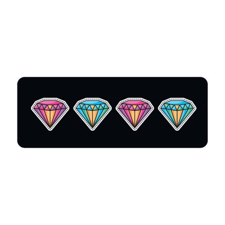 ΚΑΛΥΜΜΑ ΤΙΜΟΝΙΟΥ SKIN-COVER DIAMONT (ΔΙΑΜΑΝΤΙΑ) 35/37cm (S) ΜΑΥΡΟ ΕΛΑΣΤΙΚΟ ΠΟΛΥΕΣΤΕΡΙΚΟ 2mm ΠΑΧΟΣ Auto Moto Tyres 