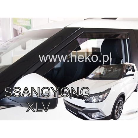 ΑΝΕΜΟΘΡΑΥΣΤΕΣ ΓΙΑ SSANGYONG TIVOLI / XLV 5D 2015+ ΖΕΥΓΑΡΙ ΑΠΟ ΕΥΚΑΜΠΤΟ ΦΙΜΕ ΠΛΑΣΤΙΚΟ HEKO - 2 ΤΕΜ. Auto Moto Tyres 