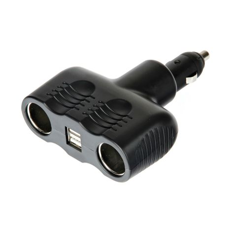 ΑΝΤΑΠΤΟΡΑΣ ΑΝΑΠΤΗΡΑ 2 ΦΙΣ ΑΝΑΠΤΗΡΑ+2 USB 12/24V DUO-4 Auto Moto Tyres 