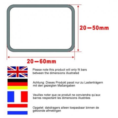 ΣΥΣΤΗΜΑ ΣΤΑΘΕΡΟΠΟΙΗΣΗΣ / ΜΕΤΑΦΟΡΑΣ ΣΚΑΛΑΣ RHINO SAFE CLAMP ΣΕ ΜΠΑΡΕΣ ΟΡΟΦΗΣ - 2 ΤΕΜ. Auto Moto Tyres 