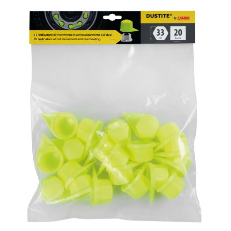 ΚΑΠΑΚΙΑ ΔΕΙΚΤΕΣ ΠΑΞΙΜΑΔΙΩΝ / ΜΠΟΥΛΟΝΙΩΝ 33mm DUSTITE ΓΙΑ ΟΠΤΙΚΟ ΕΛΕΓΧΟ ΧΑΛΑΡΩΣΗΣ & ΞΕΒΙΔΩΜΑΤΟΣ 20ΤΕΜ. Auto Moto Tyres 