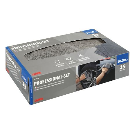 ΠΑΝΑΚΙΑ ΜΙΚΡΟΙΝΩΝ (MICROFIBRE) ΓΕΝΙΚΟΥ ΚΑΘΑΡΙΣΜΟΥ ΠΛΕΝΟΜΕΝΑ 30x30cm 25τεμ. (ΧΑΡΤΙΝΟ ΚΟΥΤΙ)  LAMPA -  25 ΤΕΜ Auto Moto Tyres 