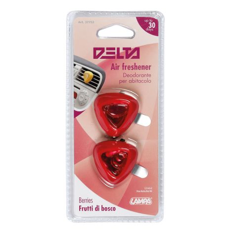 ΑΡΩΜΑΤΙΚΟ ΑΕΡΑΓΩΓΟΥ DELTA ΦΡΟΥΤΑ ΤΟΥ ΔΑΣΟΥΣ (2,5ml)  LAMPA - 2 ΤΕΜ Auto Moto Tyres 