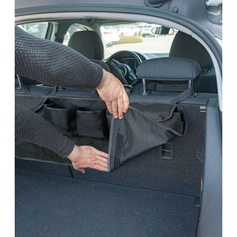 ΘΗΚΕΣ/ΤΣΕΠΕΣ ORGANIZER ΚΑΘΙΣΜΑΤΩΝ/ΠΟΡΤ ΠΑΓΚΑΖ 4 ΘΗΚΕΣ/4 ΔΙΧΤΥΑ ΜΕ ΣΤΗΡΙΞΗ ΣΤΟ ΠΡΟΣΚΕΦΑΛΟ 88x46cm LAMPA - 1 TEM. Auto Moto Tyres 