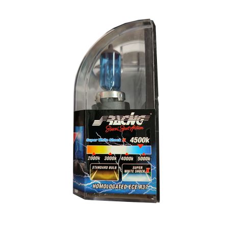 HB1 12V/65-45W 125/130" 4.500K SUPER WHITE SHOCK X Auto Moto Tyres 