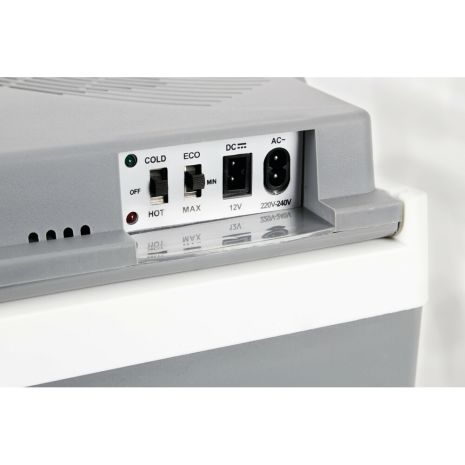 ΨΥΓΕΙΟ ΑΥΤΟΚΙΝΗΤΟΥ 12V/220V  25LT ΘΕΡΜΟΗΛΕΚΤΡΙΚΟ (ΖΕΣΤΟ /ΚΡΥΟ) 40x37,5cm ΓΚΡΙ/ΛΕΥΚΟ  FT-25 LAMPA - 1 TEM. Auto Moto Tyres 