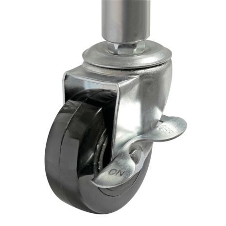 ΤΡΟΛΕΙ ΜΕΤΑΦΟΡΑΣ ΜΕ 3 ΡΑΦΙΑ (40x28cm) & 4 ΡΟΔΑΚΙΑ ΜΕ STOP ΜΕΤΑΛΛΙΚΟ 77x32cm  LAMPA - 1 TEM. Auto Moto Tyres 