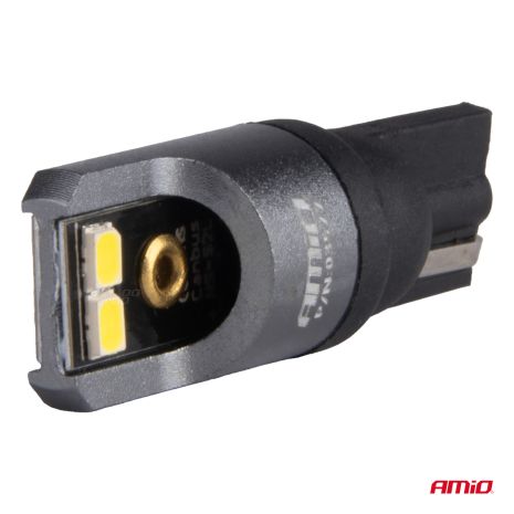 ΛΑΜΠΑΚΙΑ T10 W5W 12/24V 6.000K 4xSMD LED CAN-BUS ΛΕΥΚΟ 2016 PRO SERIES AMIO - 2 Τεμ. Auto Moto Tyres 