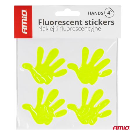 ΑΝΑΚΛΑΣΤΙΚΑ ΑΥΤΟΚΟΛΛΗΤΑ PVC ΠΑΛΑΜΕΣ ΧΕΡΙΩΝ/HANDS AMIO - 4 τεμ. Auto Moto Tyres 